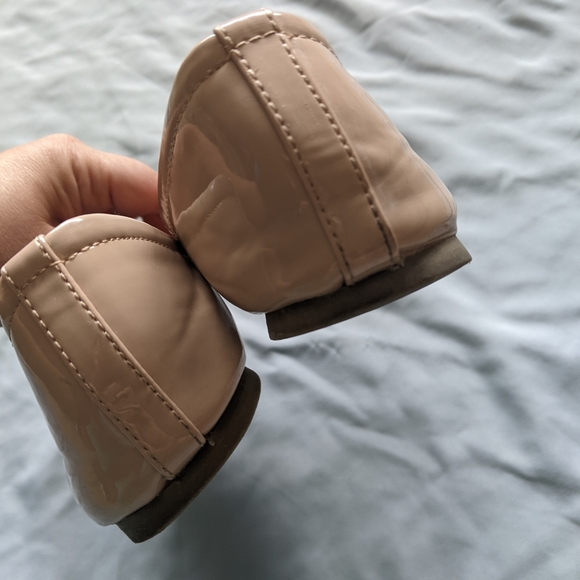 Nude Mossimo Patent Leather Ballet Flats - Picture 6 of 7